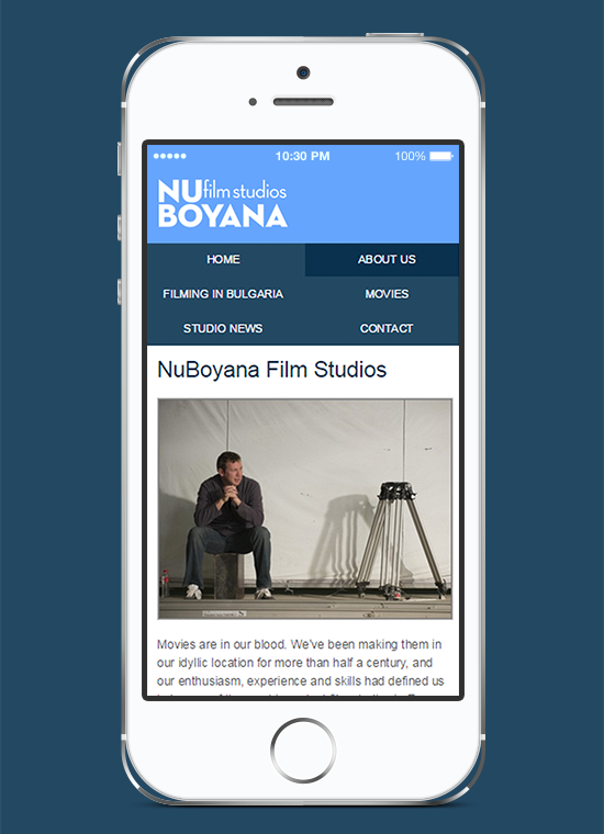 Responsive website for NuBoyana