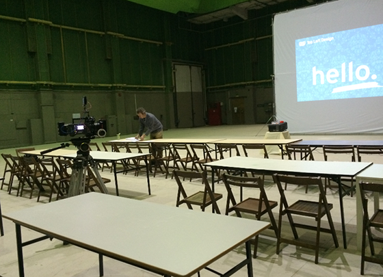Table setup for my digital marketing seminar - at NuBoyana studios
