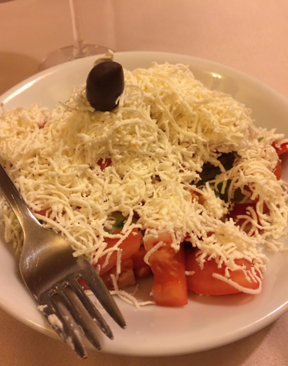 Shopska salad - must have in Bulgaria