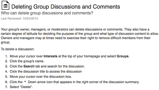 LinkedIn-Delete-Discussion