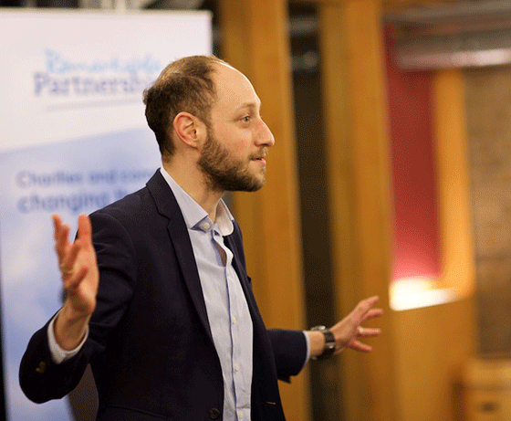 Ben Sturges - at the inspiring world partnerships event