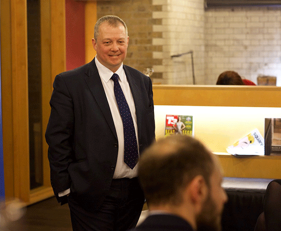 Jonathan Andrews - inspiring world partnerships - at his event