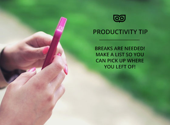 Take a break - template the things you need to do over and over