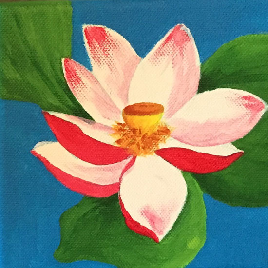 Amy's painting from the painting task at the #TLDRetreat