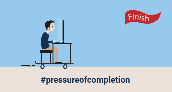Pressure of Completion - illustration by Gabrielle Villaumé