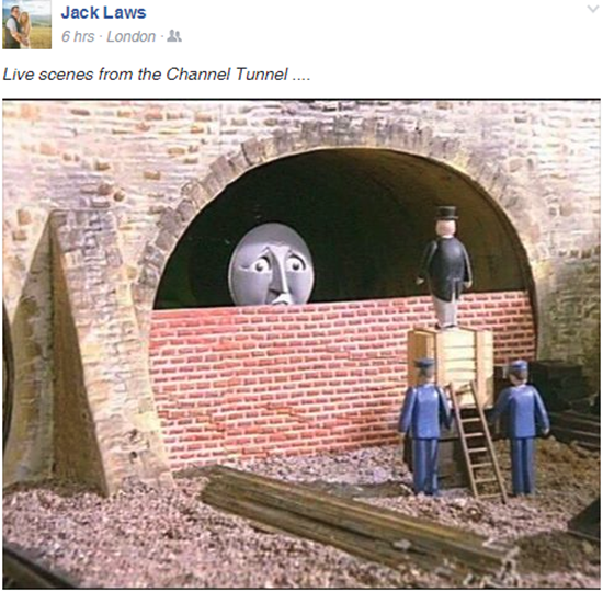 Brexit - live scenes from the Channel Tunnel