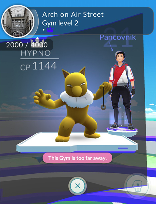 Pokemon Go Soho gym