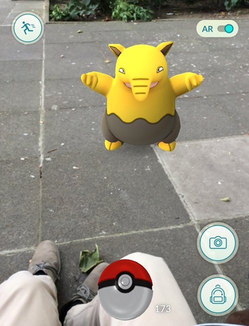 Pokemon Go Drowzee encounter