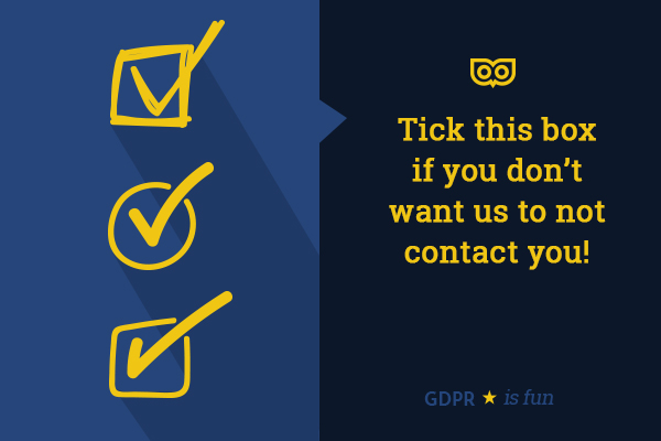 GDPR tick this box