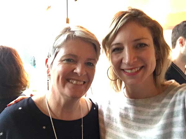 Edel from Cornerstone and Keren Lerner from Top Left Design