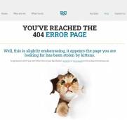 404 error page