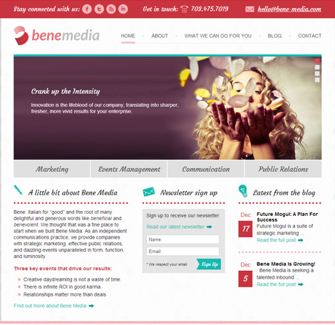 Client Love Post: “I wish all relationships were this easy” – Well Cate, you make it easy! An interview with Cate from Bene Media