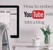 Dumb Ways to Die - How to embed a YouTube video into a blog (Step by step instructions)