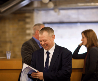 Jonathan Andrews - inspiring world partnerships - and the latest report we designed for him