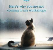 Here's why you aren't coming to my workshops