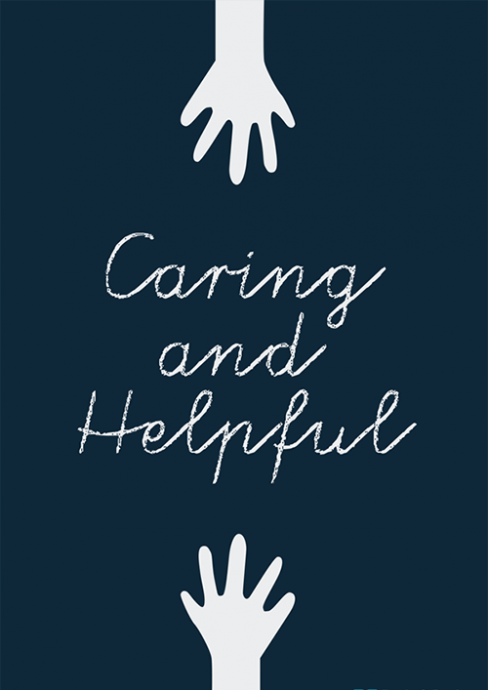 Top Left Design Value - Caring and Helpful