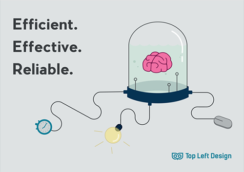 Top Left Design Value - Efficient, Effective and Reliable