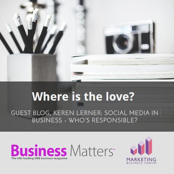 Take Responsibility for your social media: my guest contributions on Marketing Business Forum and Business Matters Magazine