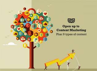 Open up to Content Marketing - Plus: 9 types of content
