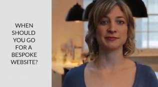 Video: when is the right time to graduate from the theme to a bespoke designed WordPress website