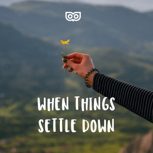 When things settle down