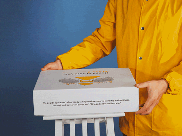 Animated onboardin box