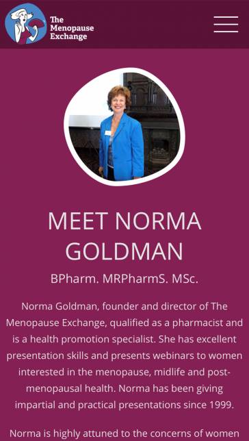 Menopause Exchange Webinars