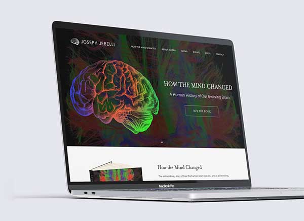 Joseph Jebelli - bespoke designed WordPress website from Top Left Design