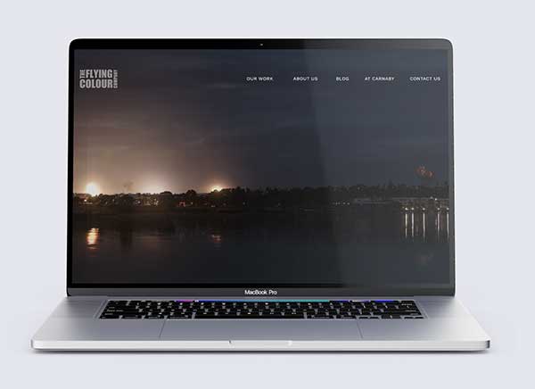 The Flying Colour Company - bespoke designed WordPress website from Top Left Design