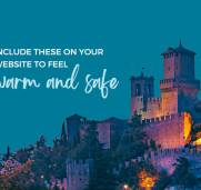 Feel secure with your website: 7 elements to include for that warm and safe feeling.