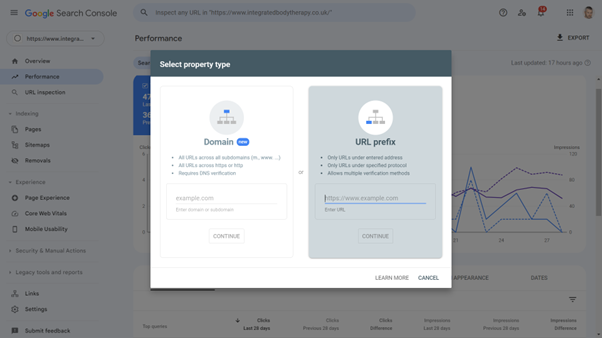 Screenshot - Select property Type