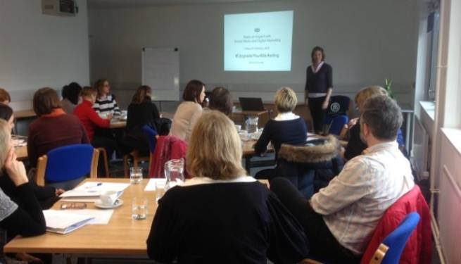 Keren at the the Institute of Translation and Interpreting workshop held in Milton Keynes