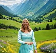 Tam in the hills (image created with Photoleap)