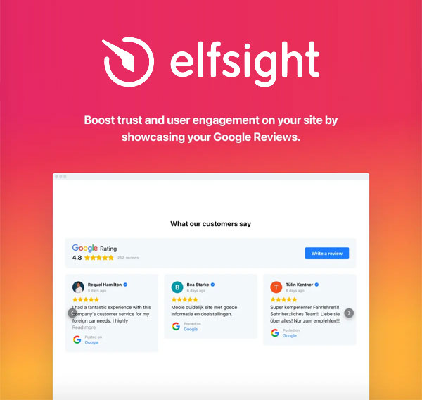 Elfsight Reviews