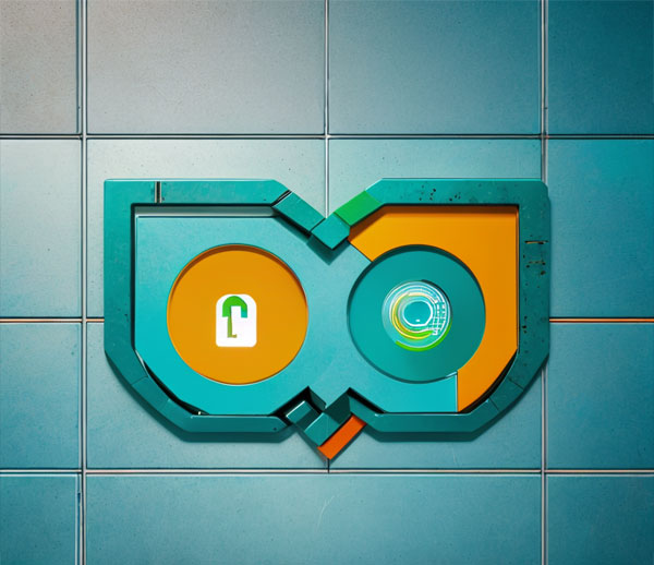 Security at Top Left Design - using our logo