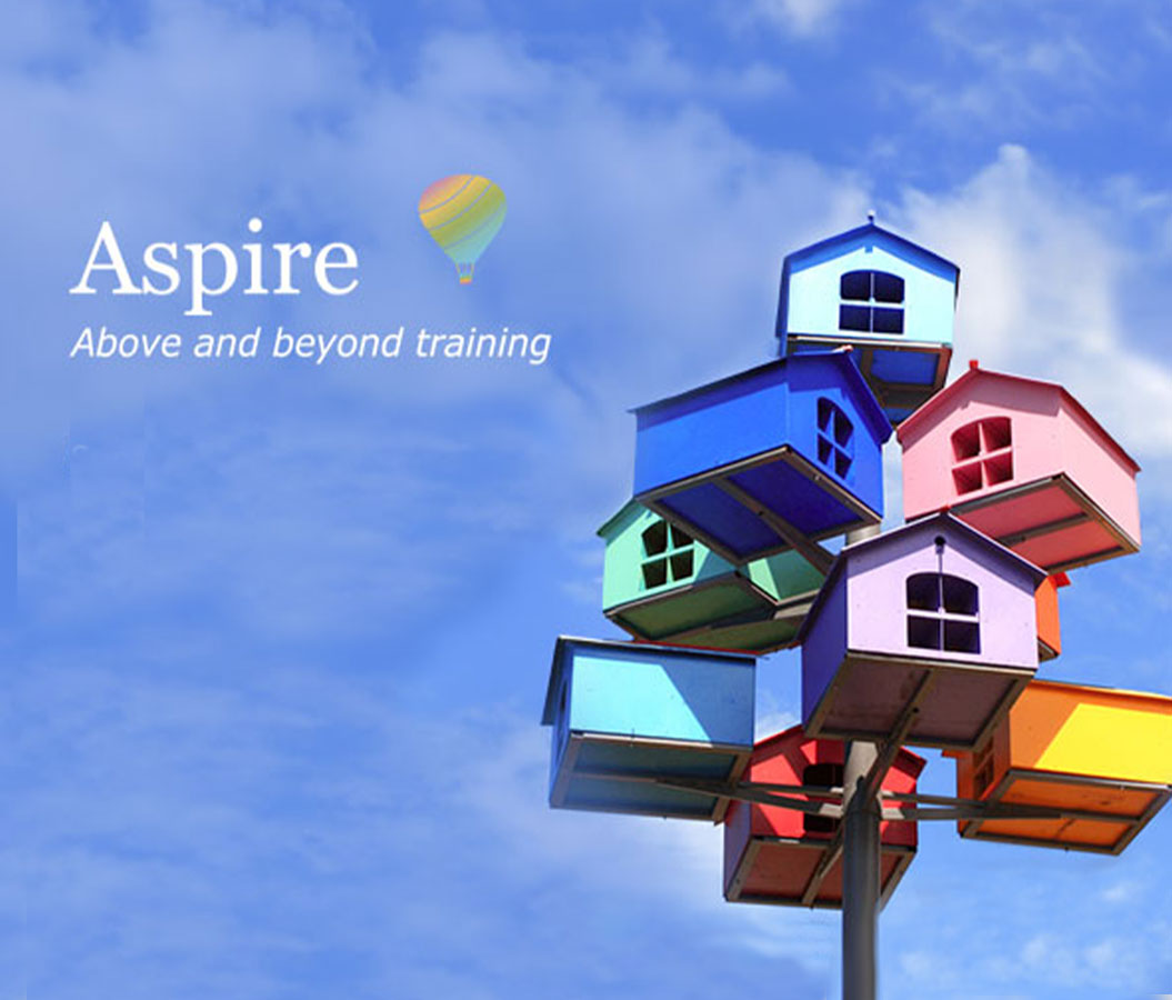 Aspire Leadership - above and beyond training - website maintenance client.