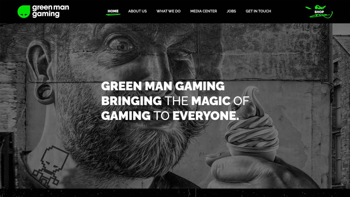 Green Man Gaming - Corporate website