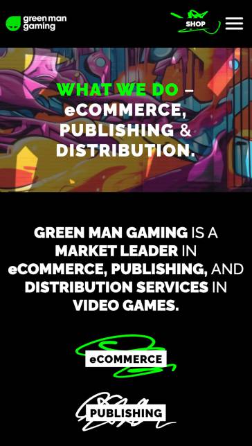 Green Man Gaming - Corporate website