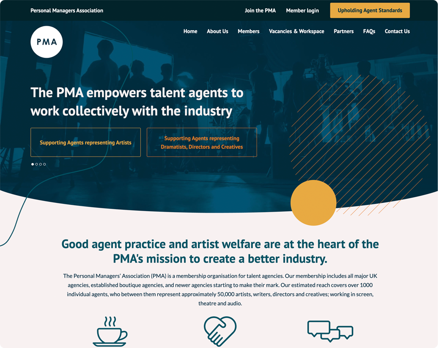 The PMA screenshot