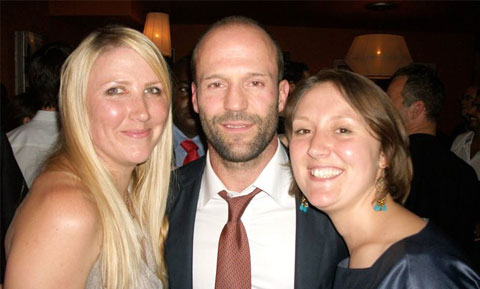 Tamlyn, Tina, and Jason Statham Tamlyn, Tina, and Jason Statham