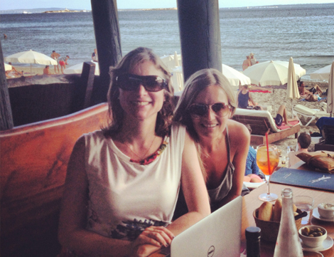 Ibiza - Keren Lerner and Alicia Cowan 