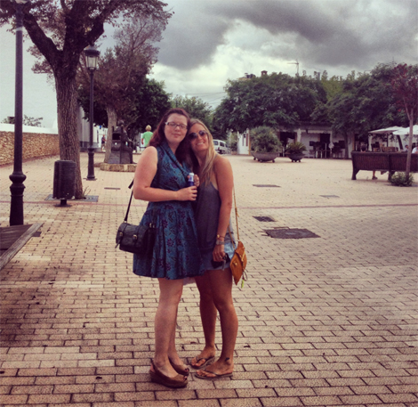 Ibiza - Tamsin Fox-Davies and Alicia Cowan