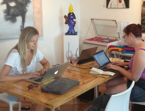 Ibiza - Keren Lerner, Alicia Cowan, and Tamsin Fox-Davies