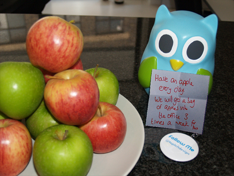 Apple pile and the challenge task