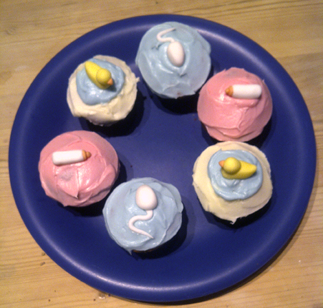 We also asked Tamlyn to make them for my cousin's baby shower