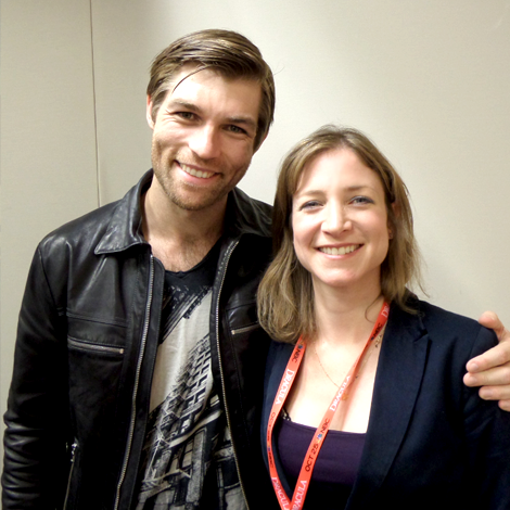 Liam McIntyre and Keren