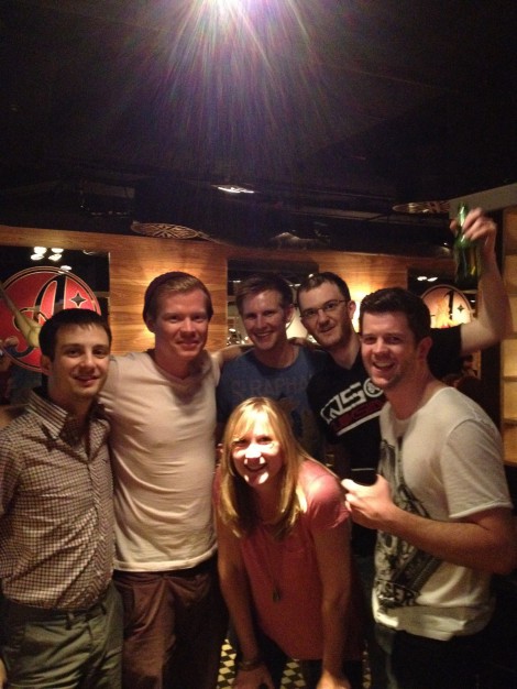 The winning team - TLD boys with Chris and Kimmy