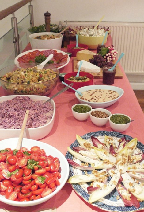 The food at our seminar The food at our seminar