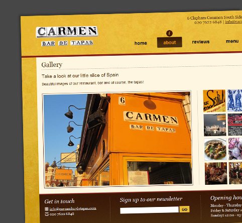 Carmen Bar de Tapas - Gallery page