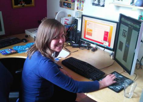 Caroline - our new French intern Caroline - our new French intern